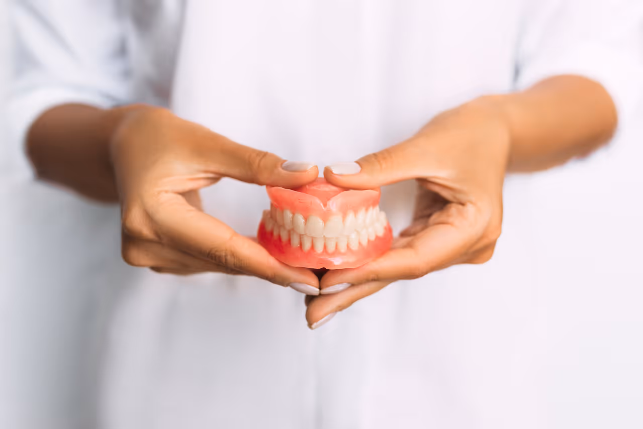 What type of dentures are most natural looking?